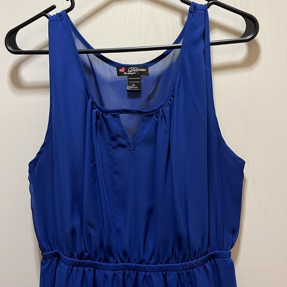 SLEEVELESS HIGH-LOW DRESS - Picture 2 of 4